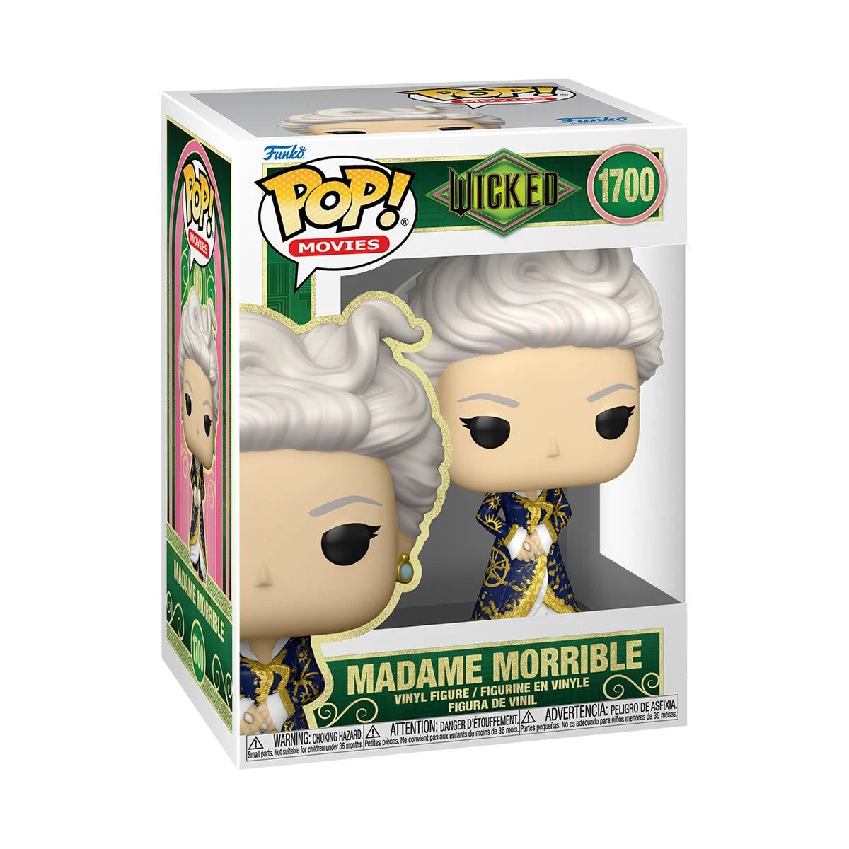 Wicked Part 1 Madame Morrible Funko Pop! Vinyl Figure #1700 + Protector