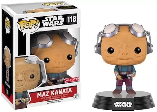 Funko Pop! Star Wars Maz Kanata 118 Target Exclusive + Free Protector (VAULTED)