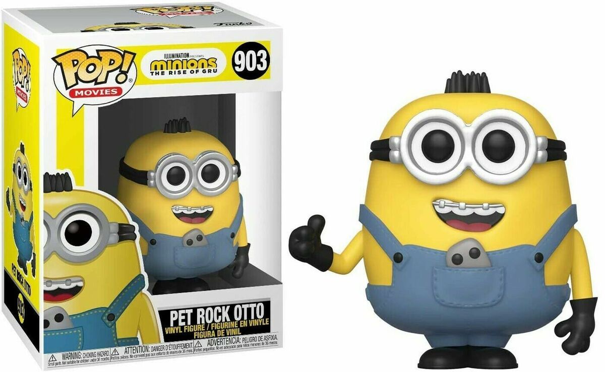 Funko Pop! Illumination Presents Minions The Rise of Gru - Pet Rock Otto 903 + Free Protector