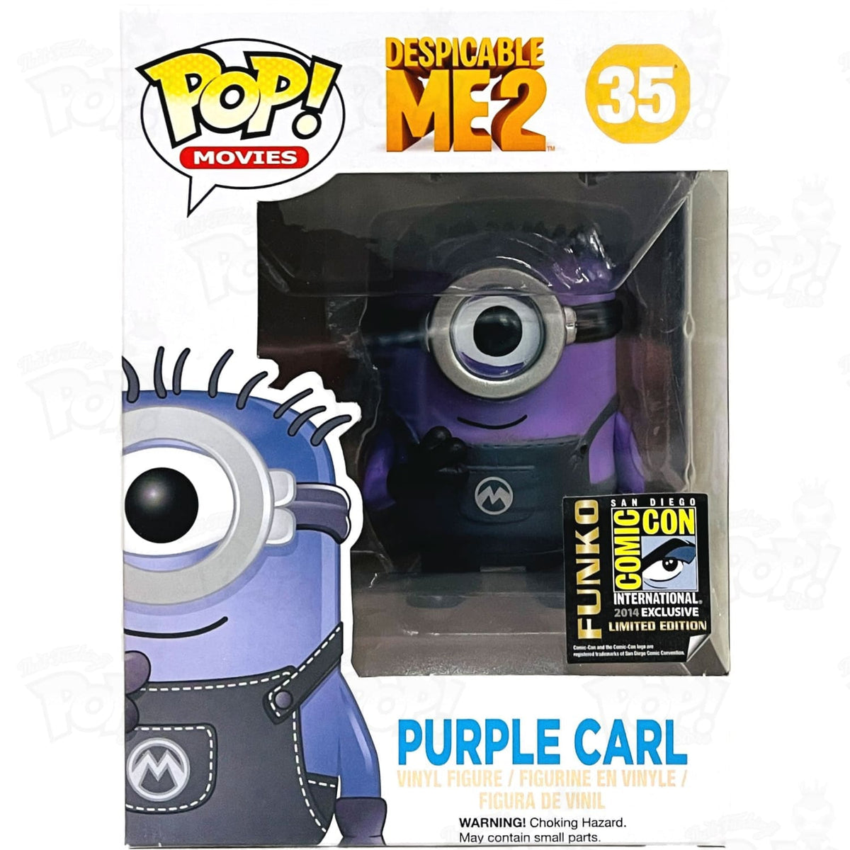 Funko Pop! Despicable Me 2 - Purple Carl Funko 2014 Convention Exclusive (VAULTED) + Free Protector