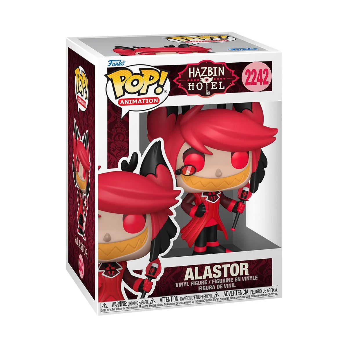 Hazbin Hotel Alastor Funko Pop! Vinyl Figure #2242 Regular + Pop Protector