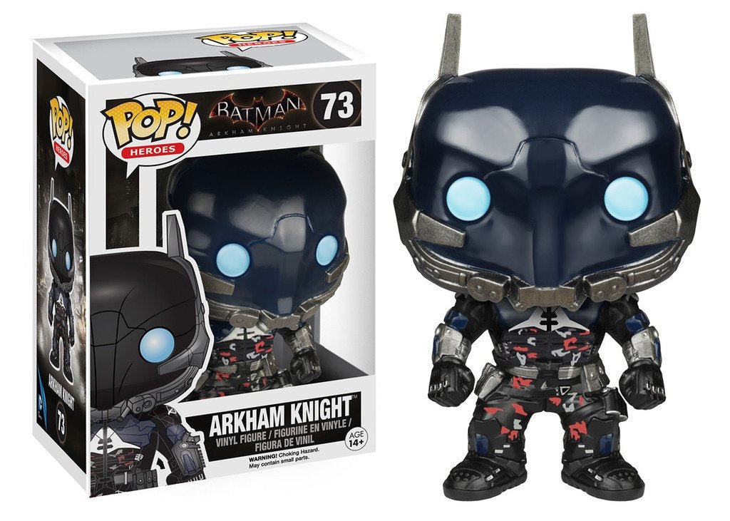 Funko Pop! Batman Arkham Knight : Arkham Knight 73 (VAULTED) + Pop Protector