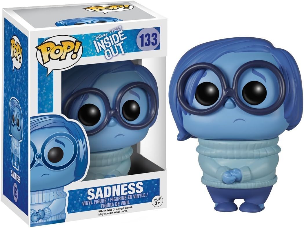 Funko Pop! Disney Pixar Inside Out Sadness 134 Funko 2015 Summer Convention Exclusive (slight box ware) + Free Protector