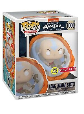 Funko Pop! Nickelodeon Avatar The Last Airbender - Aang (Avatar State) 1000 Glows in the Dark Target Exclusive 6-Inch Figure (VAULTED)