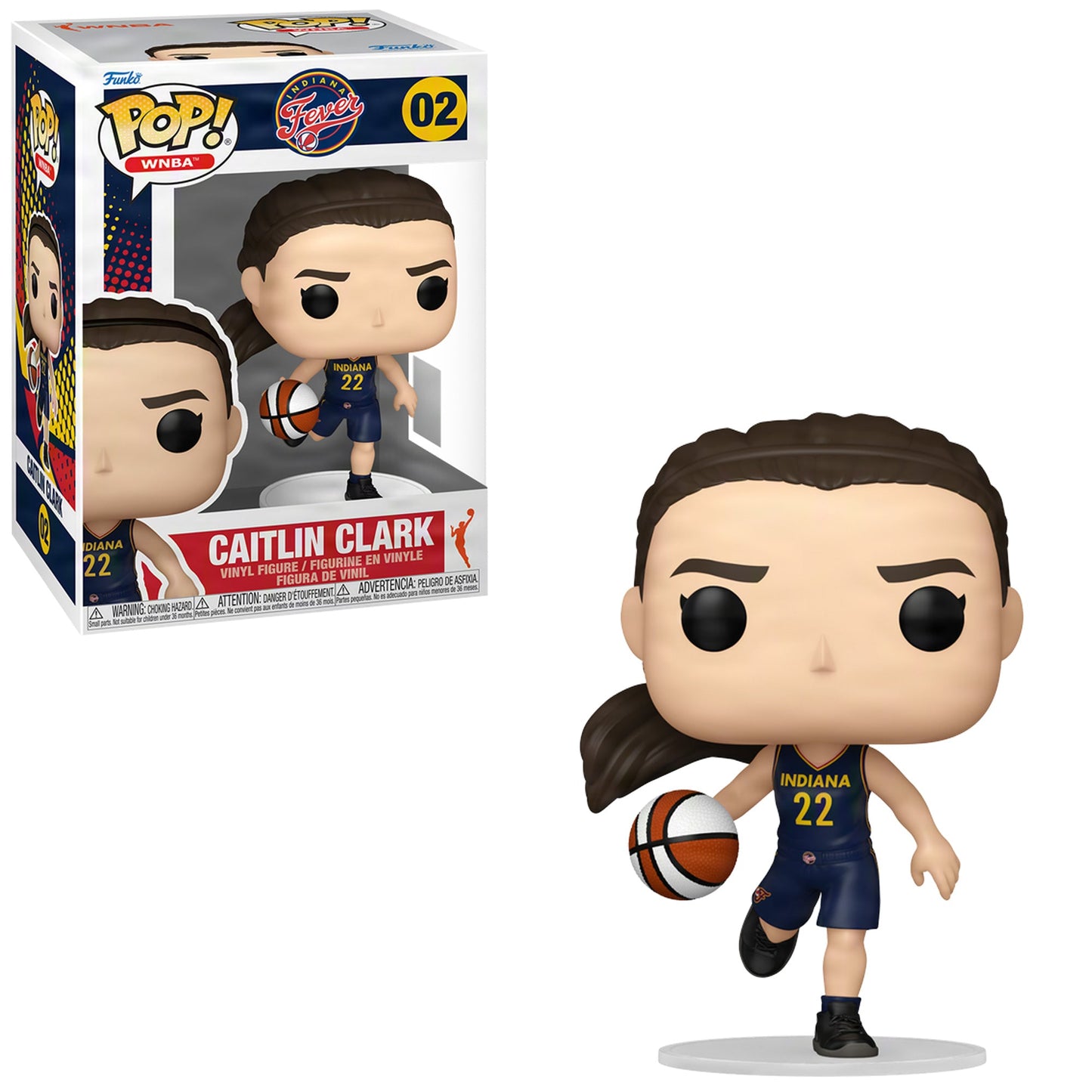 Funko Pop! WNBA Indiana Fever - Caitlin Clark 02 + Pop Protector