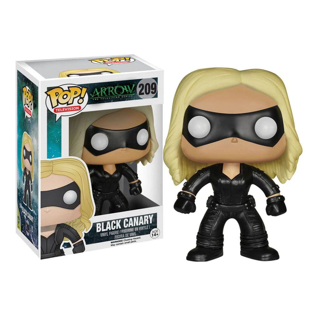 Funko Pop! Arrow The Television Series - Black Canary 209 (VAULTED) + Free Protector
