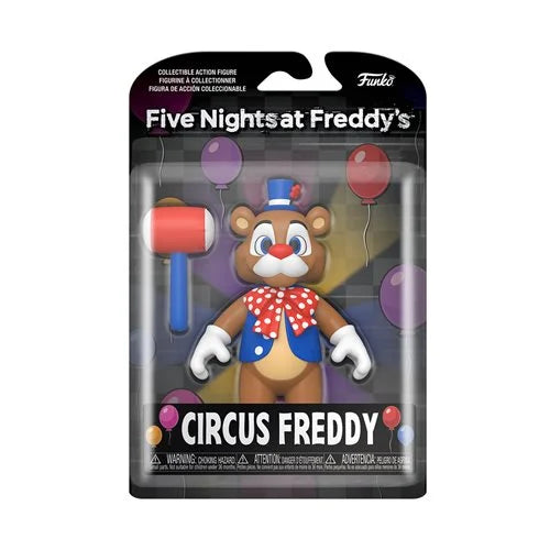Five Nights at Freddy's (FNAF): Security Breach Circus Freddy Funko Action Figure (box ware)
