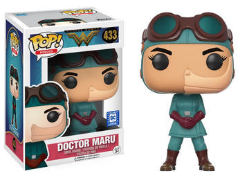 Funko Pop! Wonder Woman : Doctor Maru 433 DC Legion of Collectors Exclusive + Pop Protector