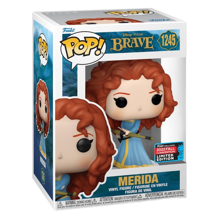 Funko Pop! Disney Pixar Brave Merida 1245 Funko Exclusive 2022 Fall Convention + Free Protector