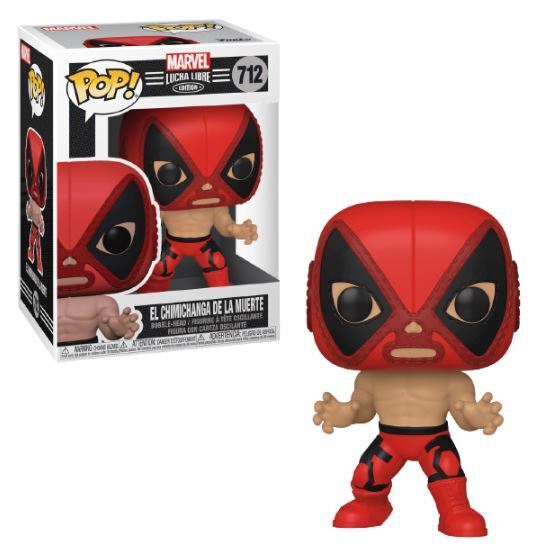 Funko Pop! Marvel Lucha Libre Edition : El Chimichanga De La Muerte 712 + Pop Protector