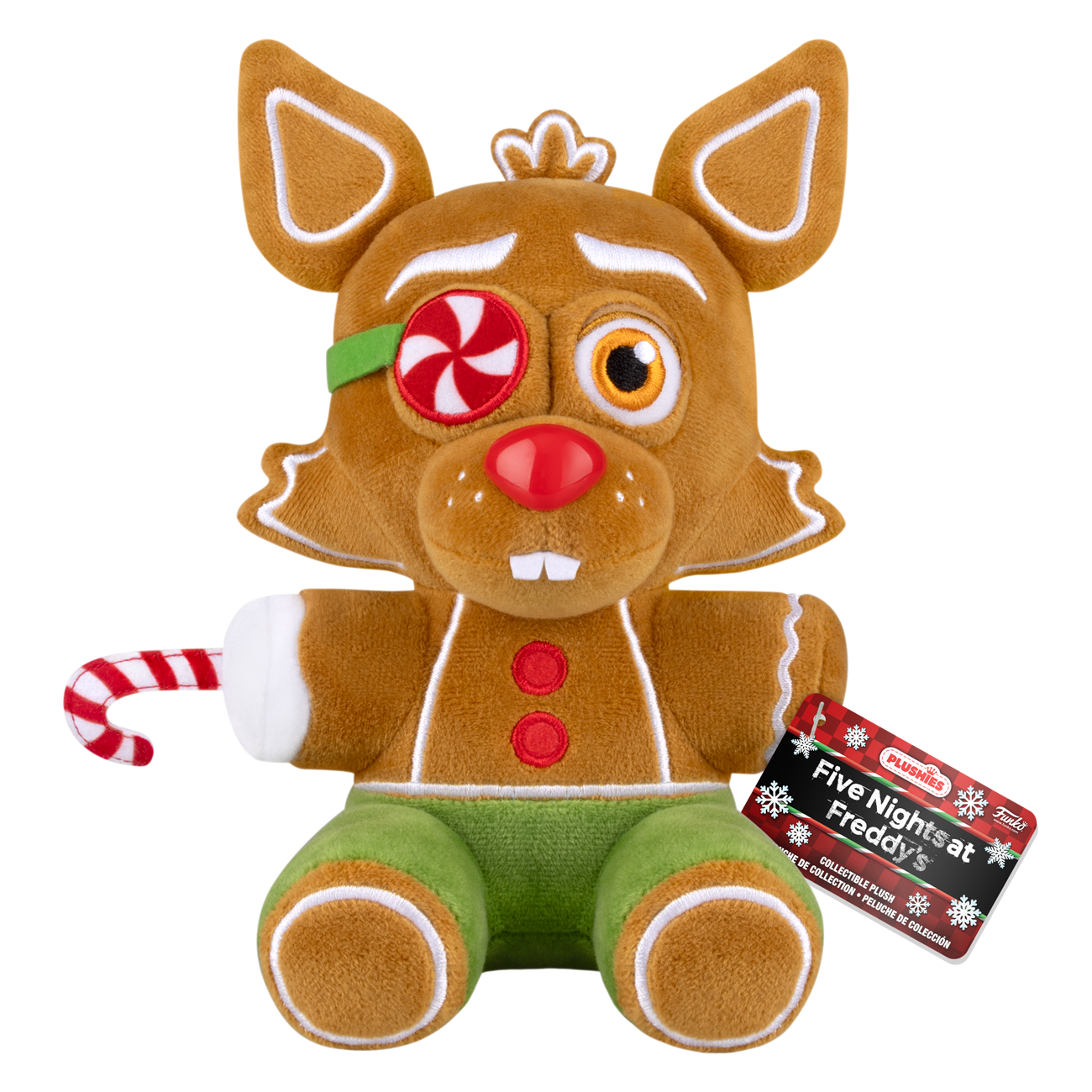 Funko Plushies! Five Nights at Freddy’s (FNAF) Holiday Gingerbread Foxy Plushie