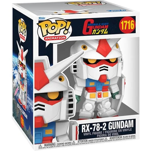 Mobile Suit Gundam RX-78-2 Gundam Super Funko Pop! Vinyl Figure #1716 6-Inch Figure