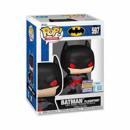 Funko Pop! DC Batman Flashpoint 597 Funko 2025 Winter Convention Exclusive Figure + Pop Protector