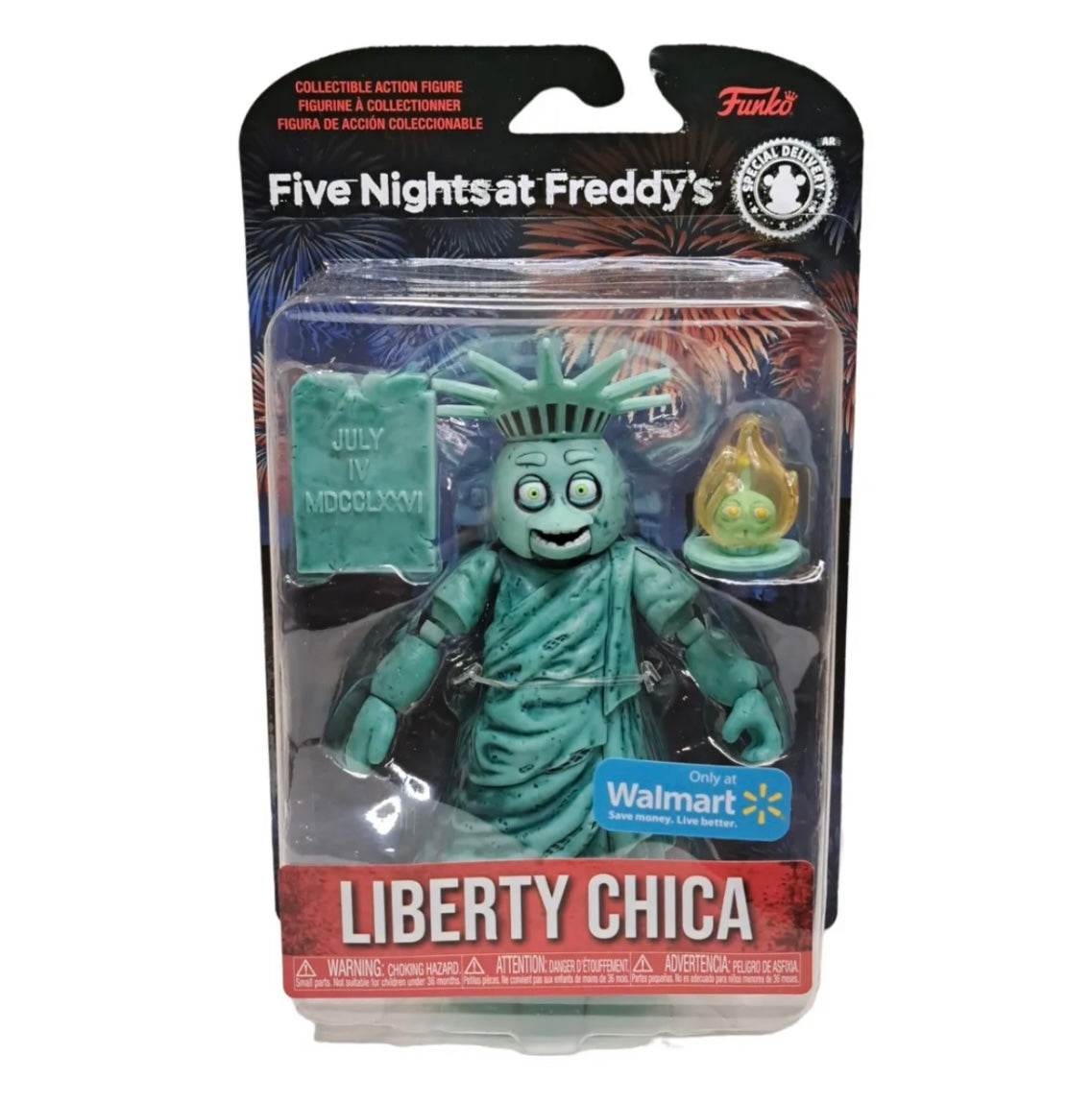 Funko Five Nights at Freddy’s (FNAF) Special Delivery Liberty Chica Action Figure (box ware)