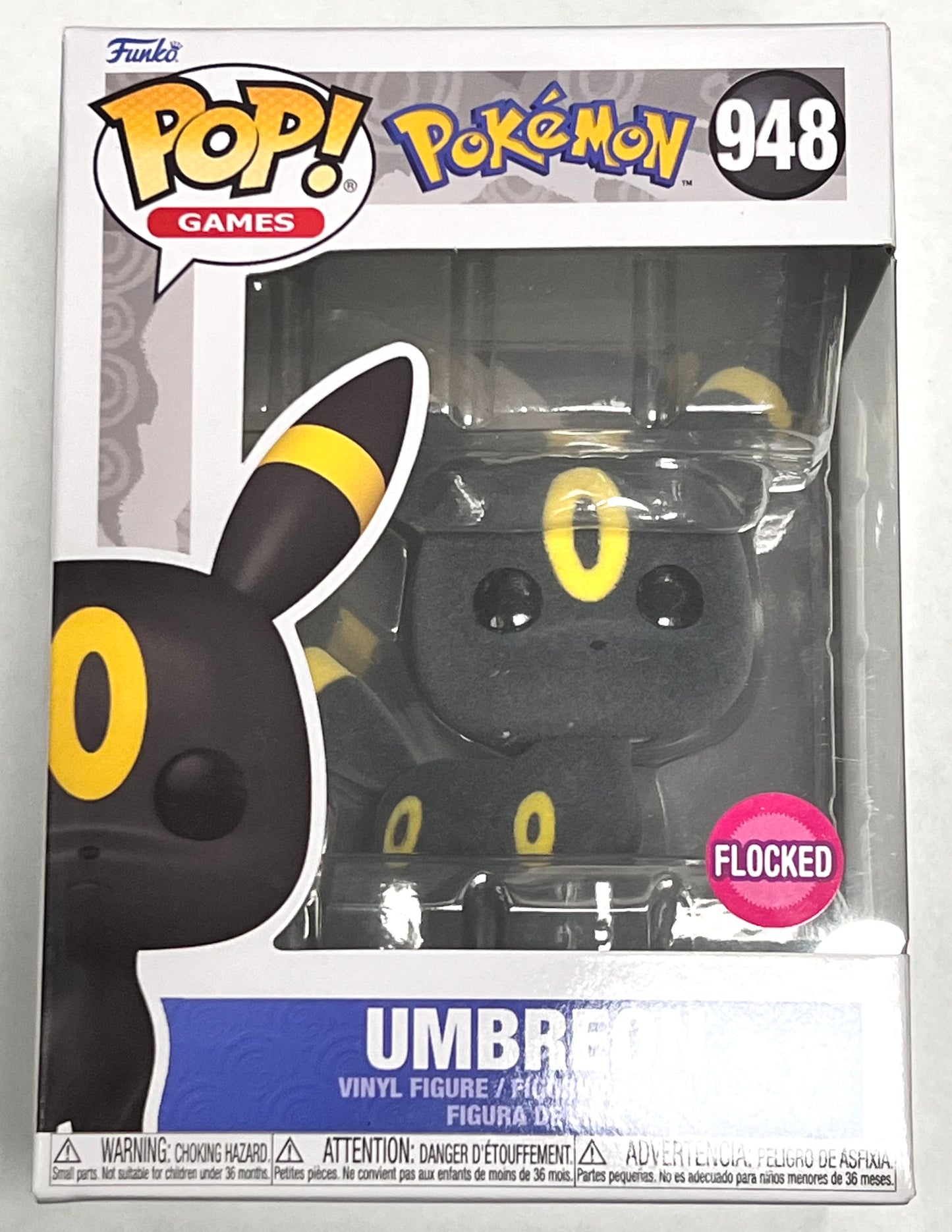 Funko Pop! Pokémon : Umbreon 948 Flocked + Protector