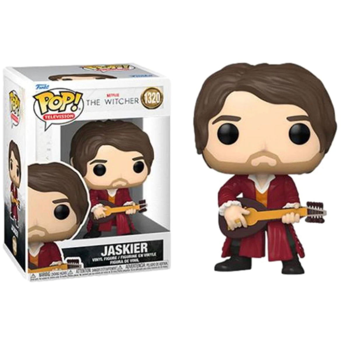 Funko Pop! Netflix The Witcher Jaskier 1320 + Free Protector