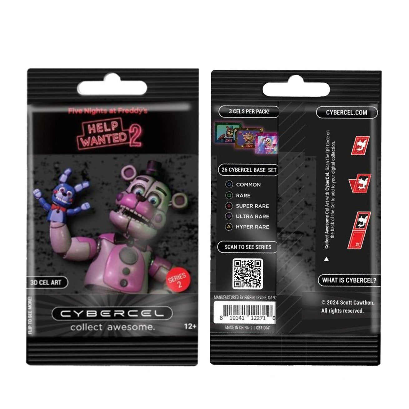 Cybercel FNAF Five Nights at Freddy’s Help Wanted Series 2 Card Pack (One Variation Chosen At Random)