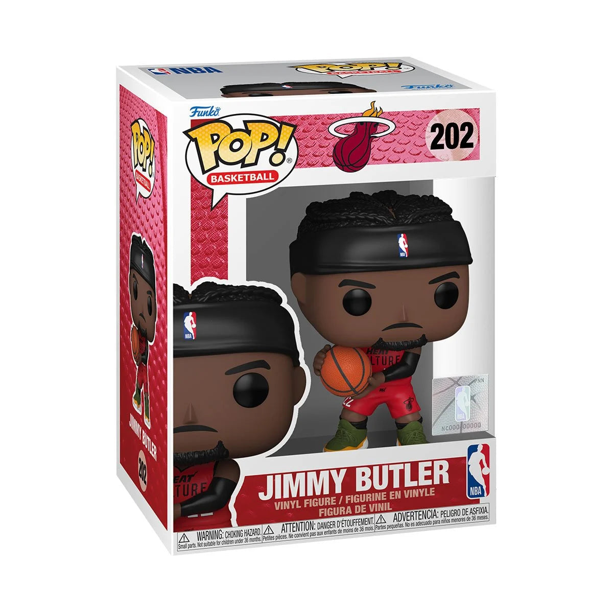 Funko Pop! NBA Miami Heat : Jimmy Butler 202 + Pop Protector