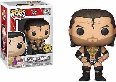 Funko Pop! WWE Razor Ramon 47 CHASE (VAULTED) + Free Protector