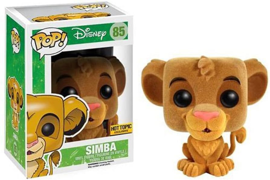 Funko Pop! Disney The Lion Ling Simba 85 Hot Topic Exclusive + Free Protector