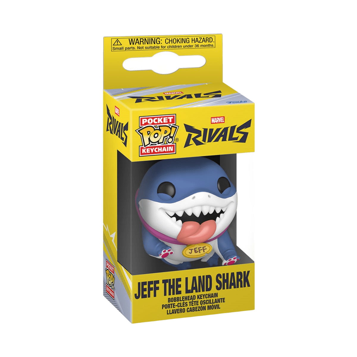 Marvel Rivals Jeff the Land Shark Pocket Pop Keychain