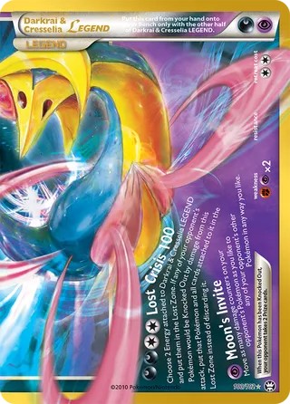 Pokemon TCG! Darkrai & Cresselia LEGEND 2026 30th Celebration #100/102 Near Mint