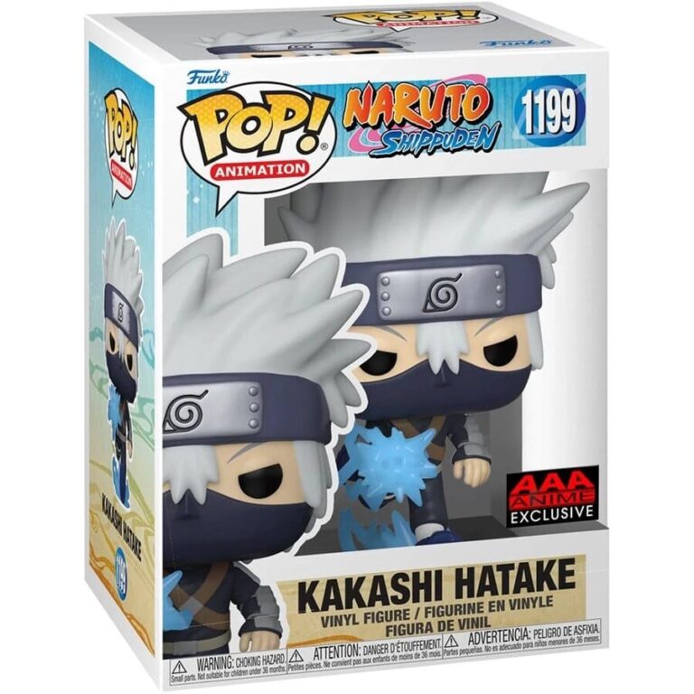 Funko POP! Animation: Naruto Shippuden - #1199 Young Kakashi Hatake Chidori AAA Anime exclusive + PROTECTOR!
