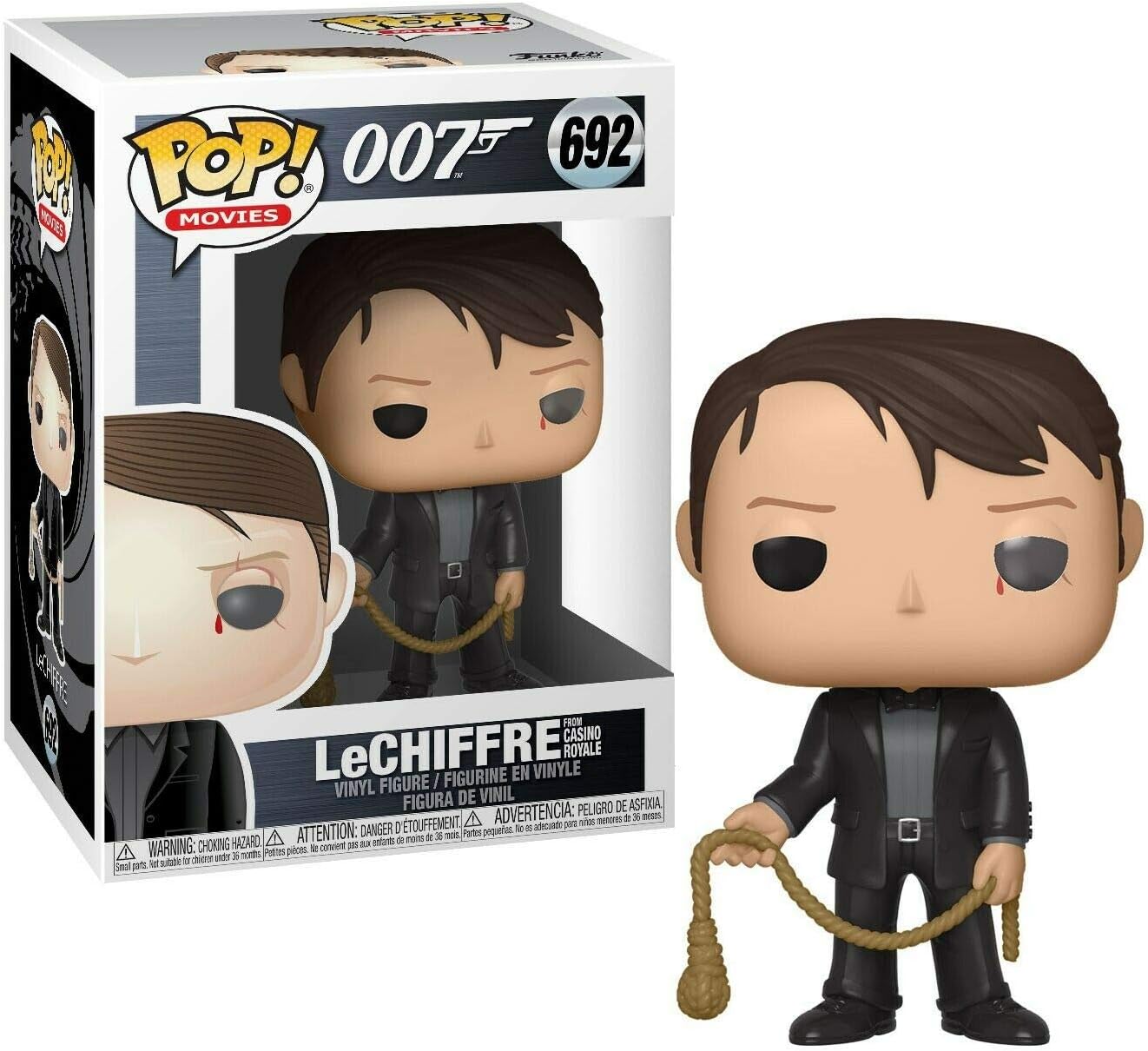 Funko Pop! 007 LeChiffre from Casino Royale 692 (VAULTED) + Pop Protector