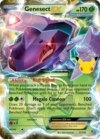 Pokemon TCG! Genesect EX 2026 30th Celebration #11/101