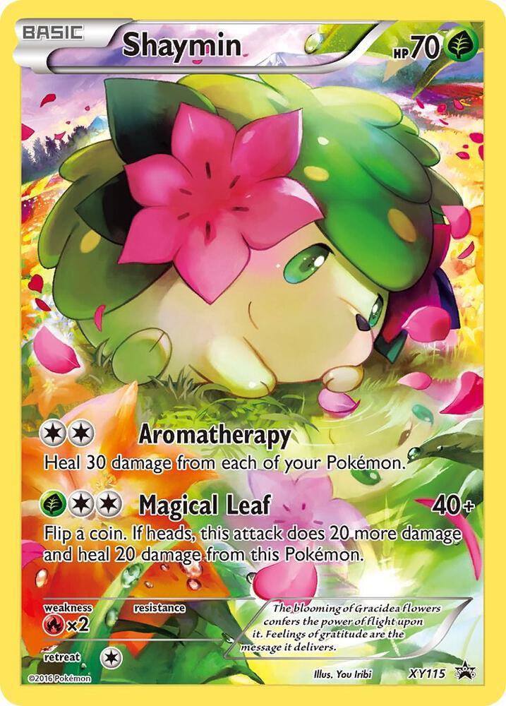 Pokemon TCG! Shaymin - XY115 - XY Promos (PR) (LP)