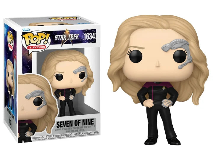 Funko Pop! Star Trek Seven of Nine 1634 + Free Protector