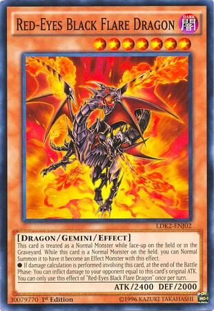 Red-Eyes Black Flare Dragon - Legendary Decks II (LDK2)