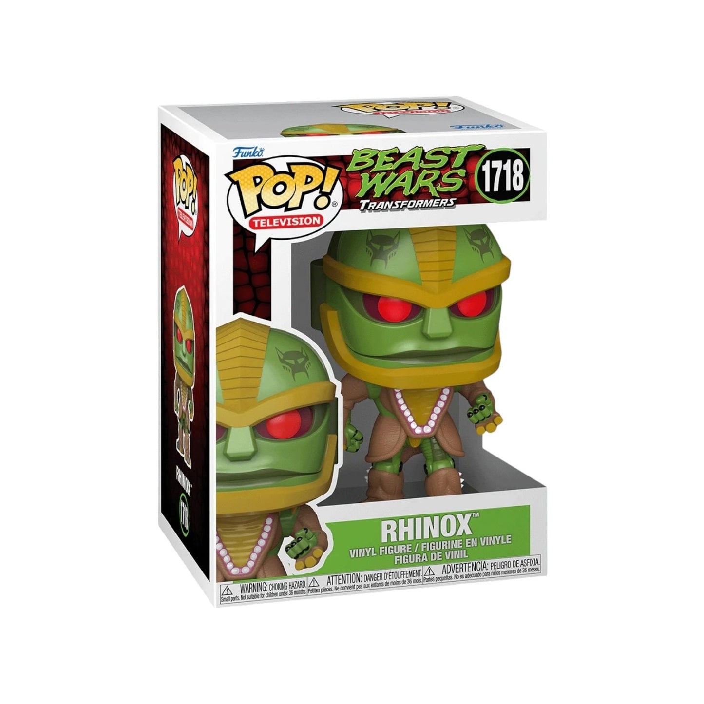 Funko Pop! Beast Wars Transformers - Rhinox 1718 Figure + Pop Protector