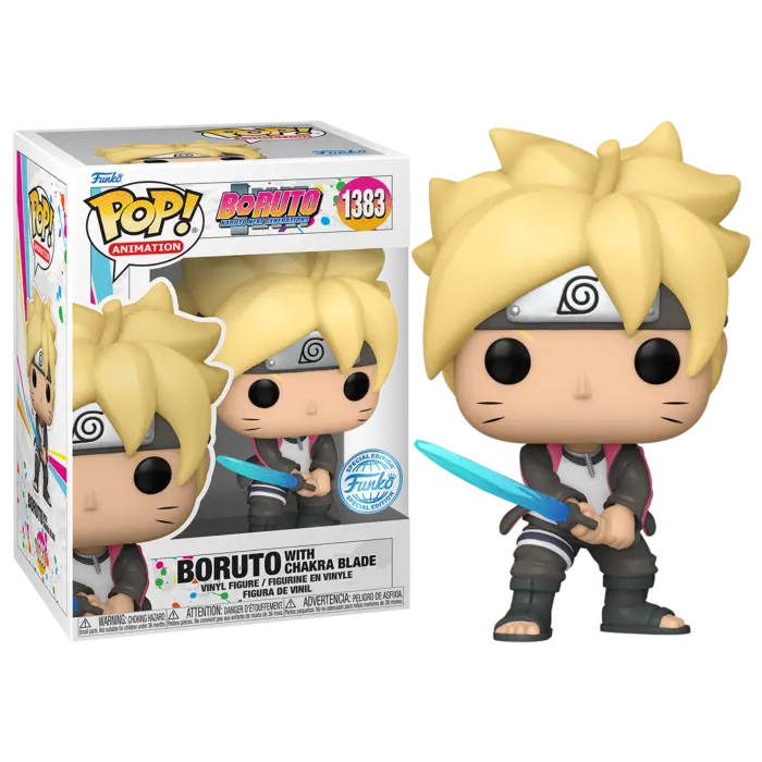 FUNKO POP! ANIME: BORUTO with CHAKRA BLADE #1383 SPECIAL EDITION + PoP Protector