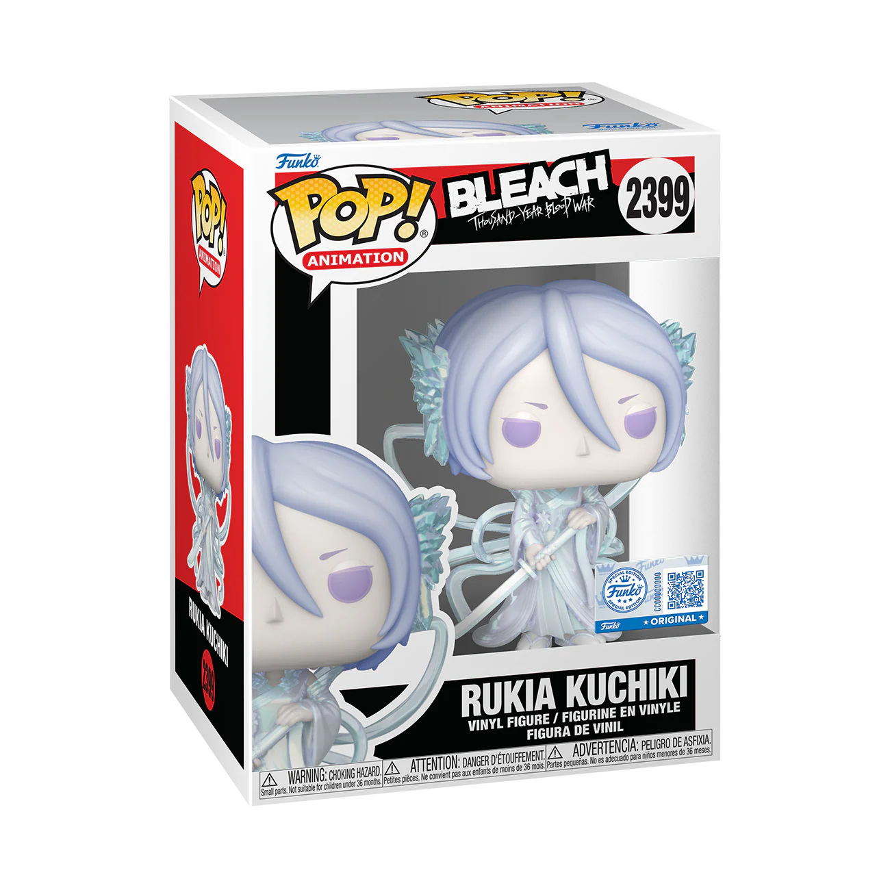 Funko Pop! Bleach Thousand-Year Blood War - Rukia Kuchiki 2399 Funko Special Edition Figure + Pop Protector