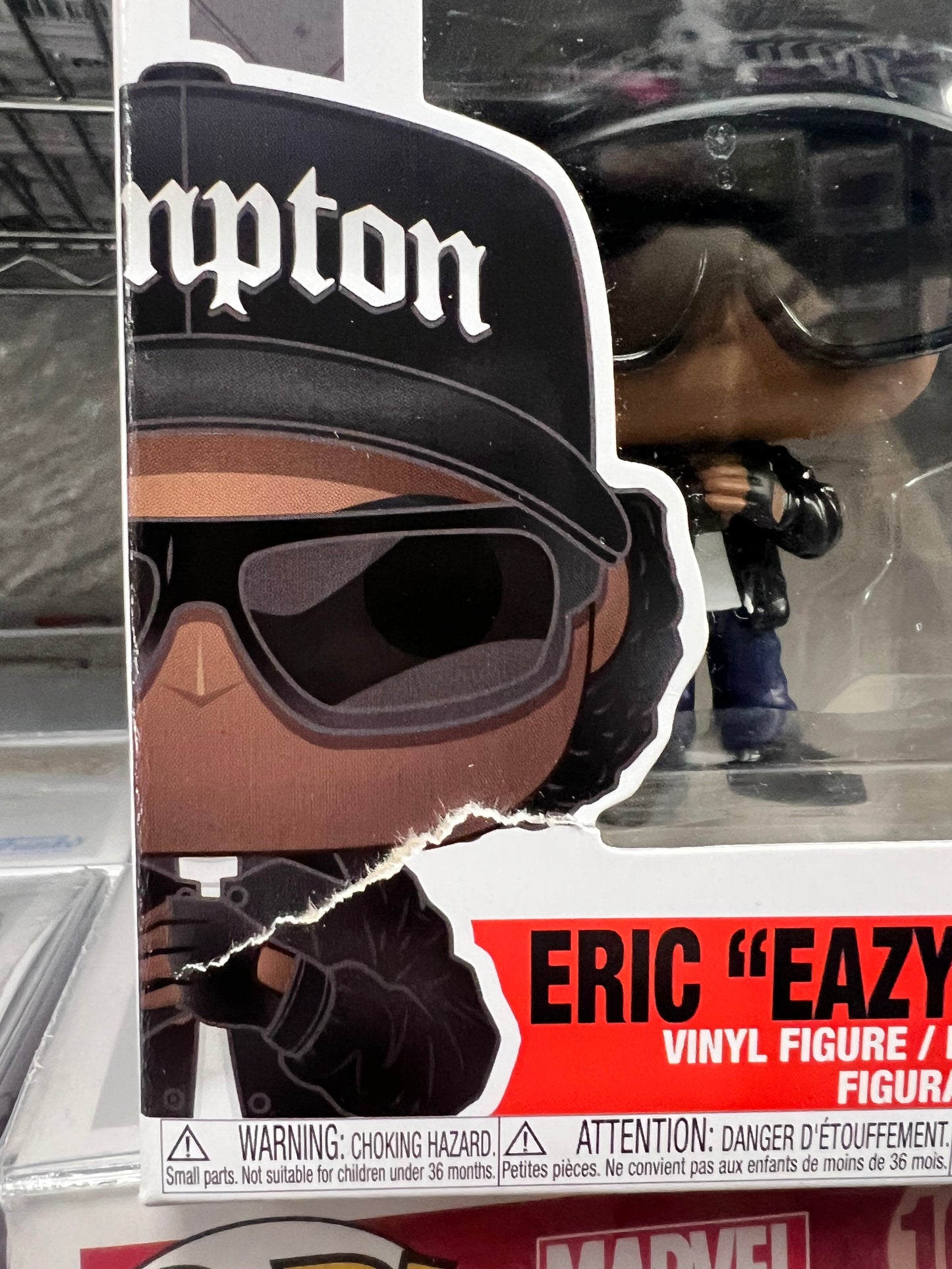 Funko Pop! Eric “Eazy-E” Wright 171 (VAULTED) (box tear) + Free Protector