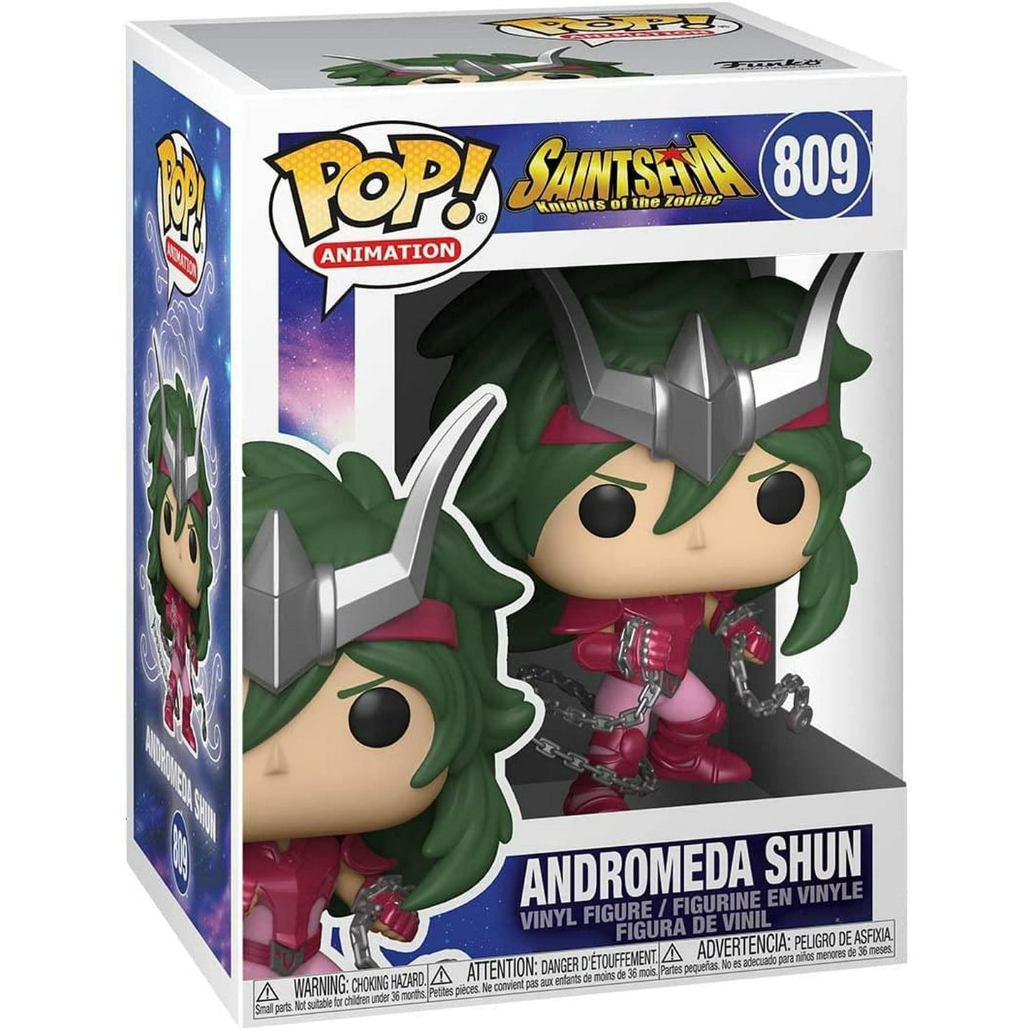 Funko Pop! Saintsena Knights of the Zodiac : Andromeda Shun 809 + Pop Protector