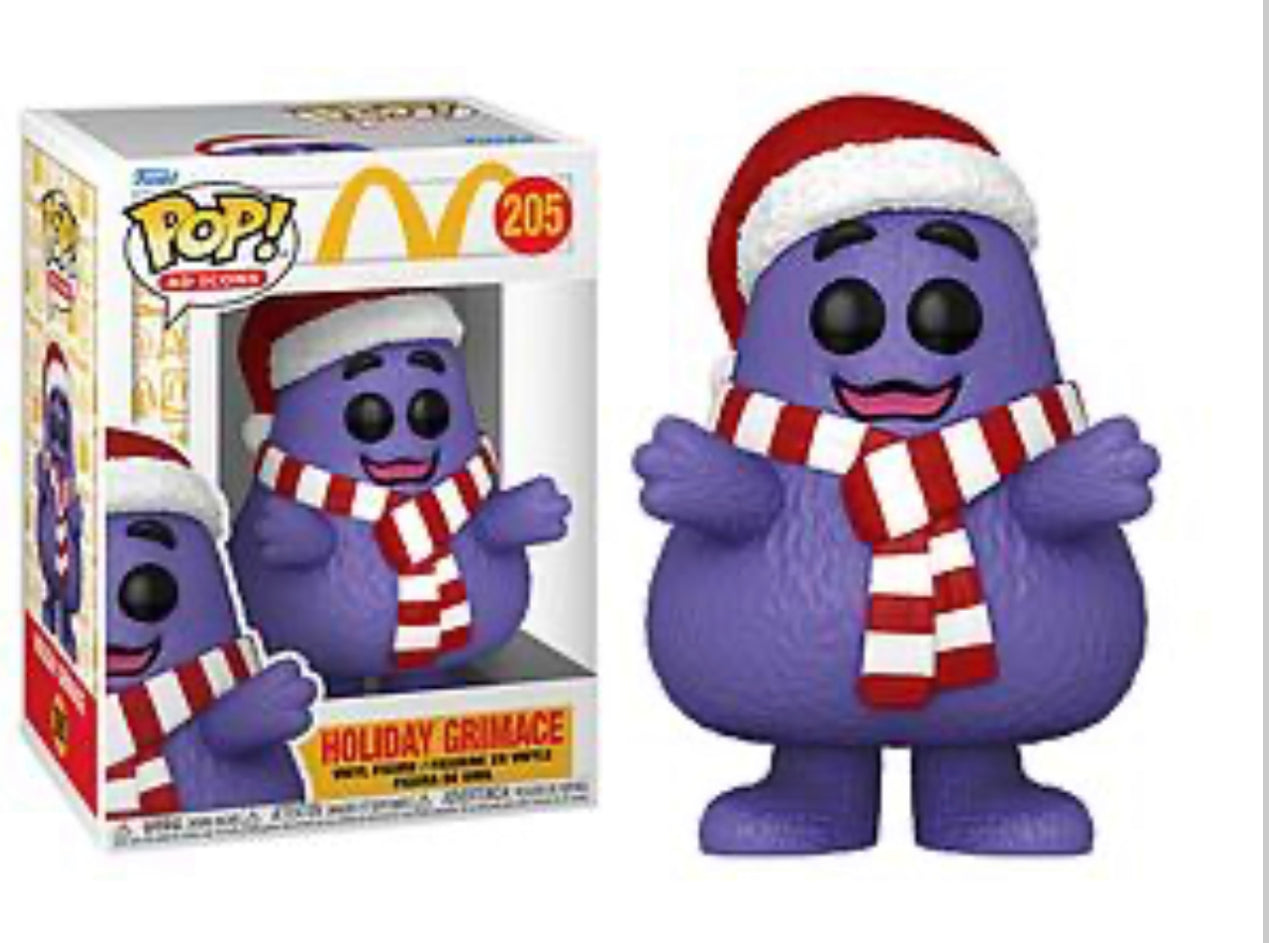 Funko Pop! McDonald’s Holiday Grimace 205 + Free Protector