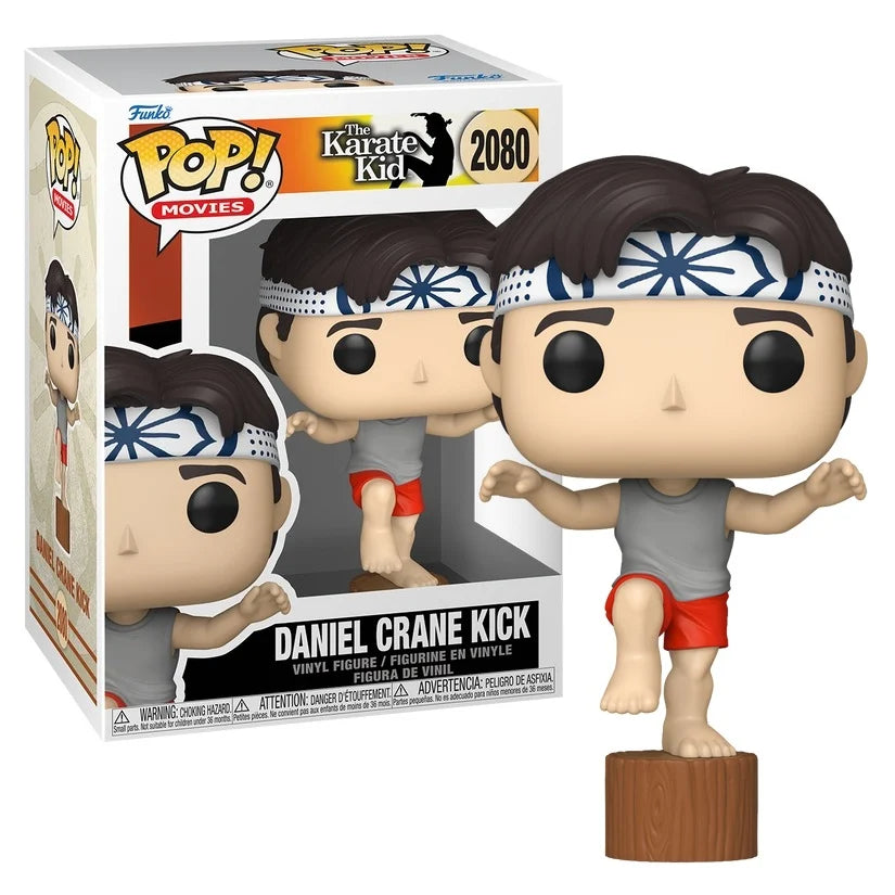Funko Pop! The Karate Kid - Daniel Crane Kick 2080 Figure + Pop Protector