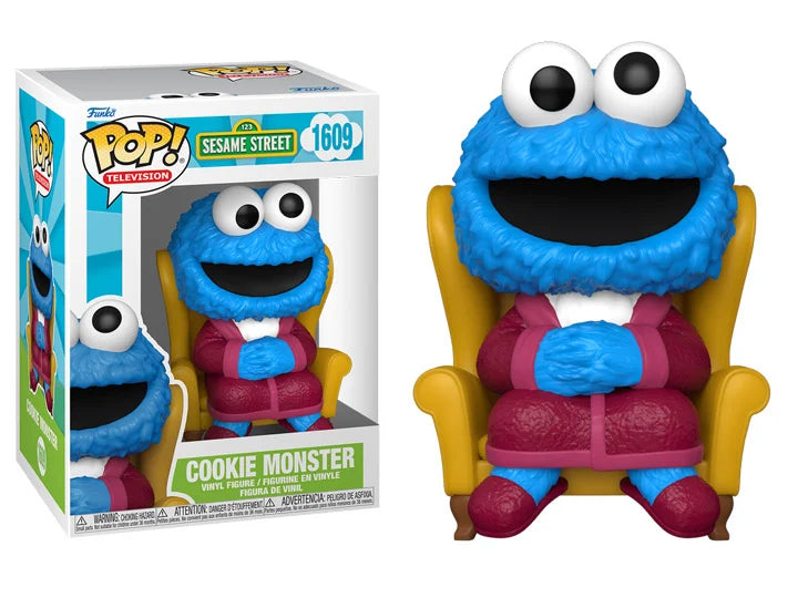 Funko Pop! 123 Sesame Street - Cookie Monster 1609 + Free Protector