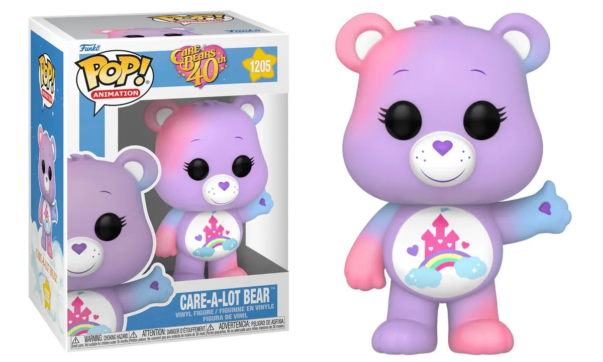 Funko Pop! Care Bears 40th Care-A-Lot Bear 1205 + Free Protector