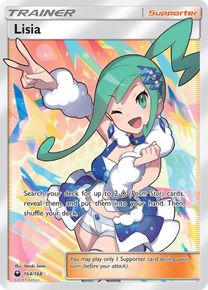 Pokemon TCG! Lisia (Full Art) - SM - Celestial Storm (CES)