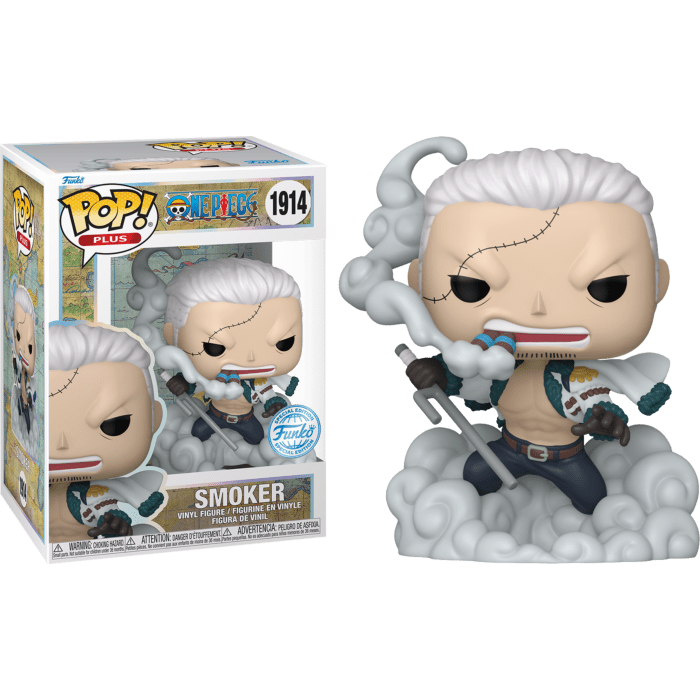 Funko Pop! One Piece : Smoker 1914 Funko Special Edition + Pop Protector