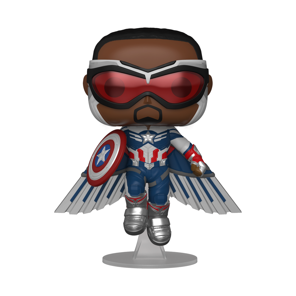 Funko Pop! Marvel The Falcon and the Winter Soldier : Captain America 817 Funko SE + Pop Protector
