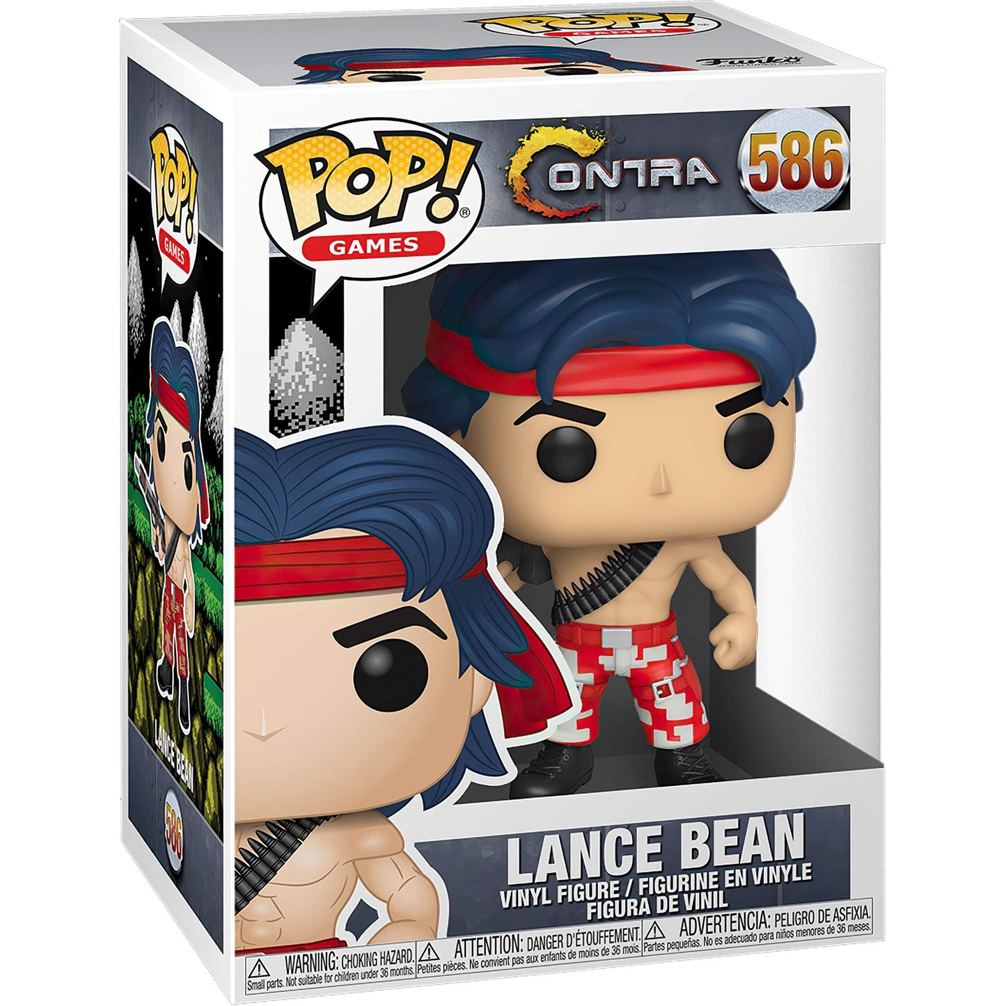 Funko Pop! Contra - Lance Bean 586 Figure + Pop Protector