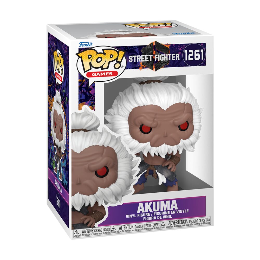 Funko Pop! Street Fighter - Akuma 1261 Figure + Pop Protector
