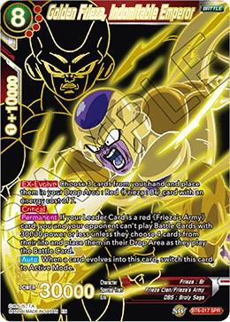 Dragon Ball TCG! Golden Frieza, Indomitable Emperor (SPR) - Destroyer Kings (DBS-B06)