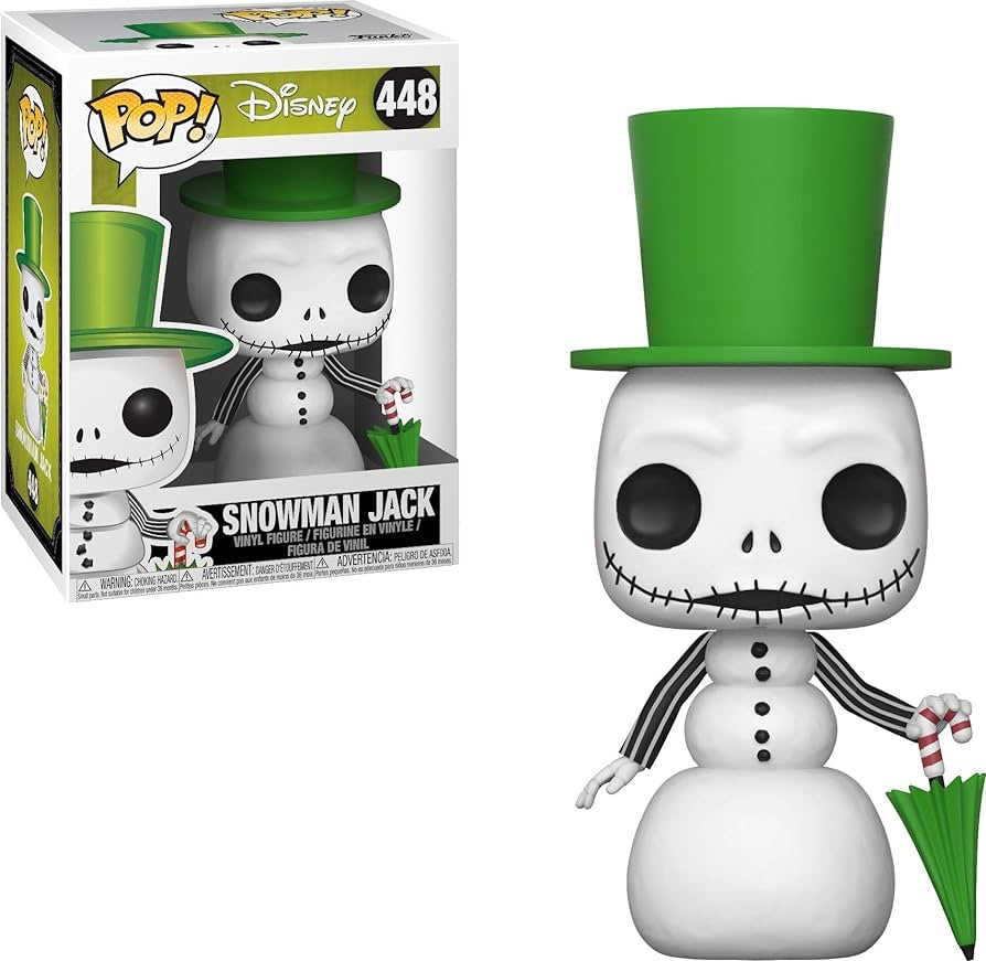 Funko Pop! Disney Tim Burton’s The Nightmare Before Christmas Snowman Jack 448 + Free Protector