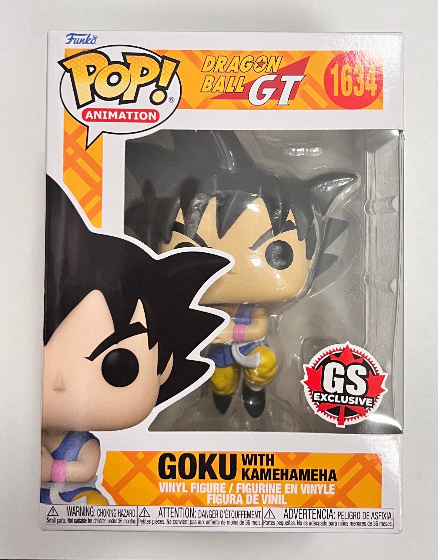 Funko Pop! Dragon Ball GT - Goku with Kamehameha 1634 GameStop Exclusive + Free Protector