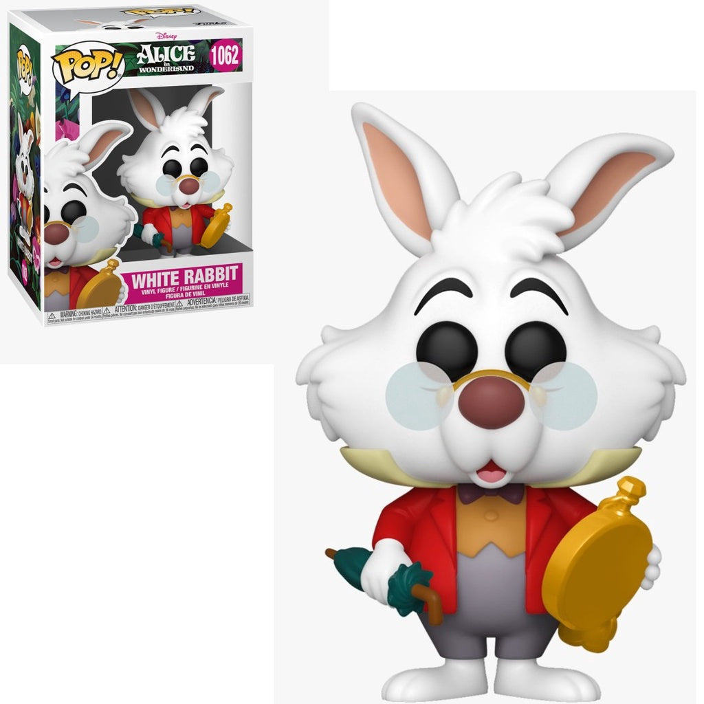 Funko POP! Disney: Alice in Wonderland #1062 - White Rabbit + PROTECTOR!